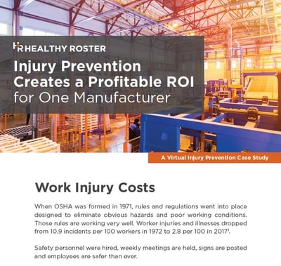 Injury Prevention Services Pilot Program ROI Case Study